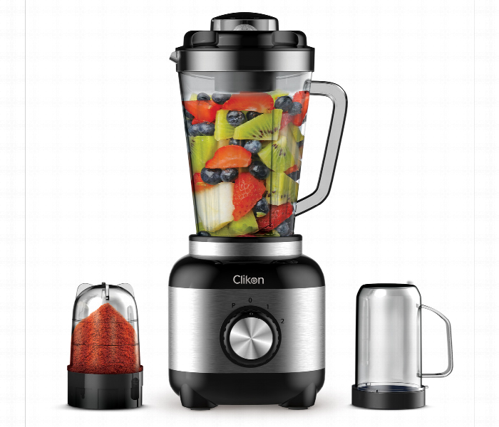 Clikon Ck2684 1.8L 600W 3 In 1 Blender With Powerful Copper Motor - Zoom Image 1