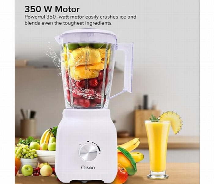 Clikon Ck2690 1.5L 550W 2 In 1 Juicer Blender Chopper Set With Wet And Dry Grinder Jar - Zoom Image 5
