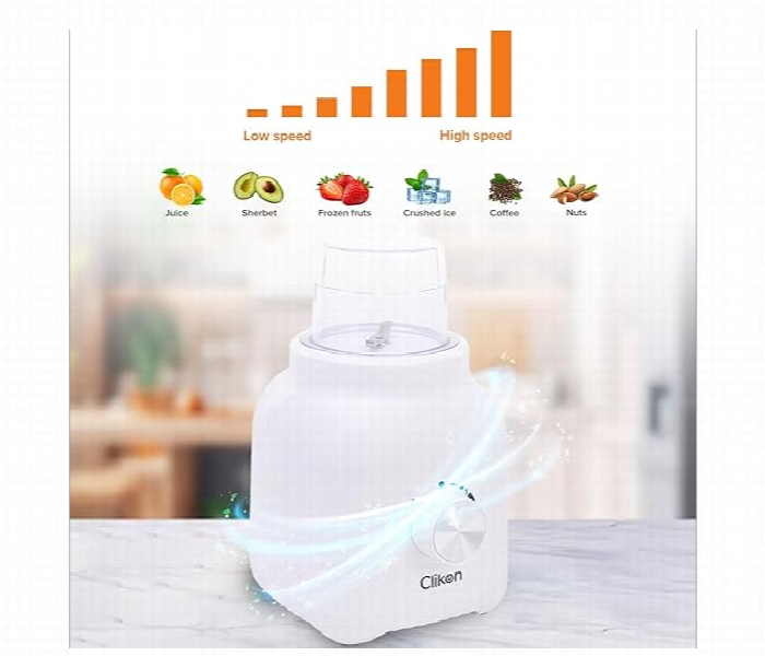 Clikon Ck2690 1.5L 550W 2 In 1 Juicer Blender Chopper Set With Wet And Dry Grinder Jar - Zoom Image 3