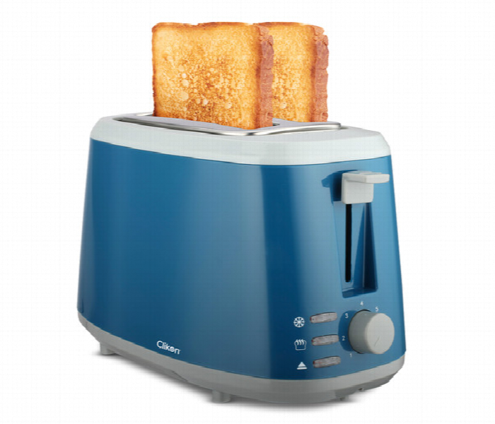 Clikon Ck2408 800W 240V Two Slice Bread Toaster Blue - Zoom Image 1