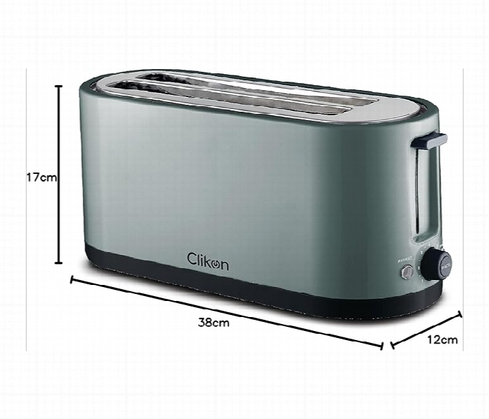 Clikon Ck2456 4 Slice 1200W 240V Manual Bread Toaster With 7 Variable Adjustable Browning Shade Control - Zoom Image 5