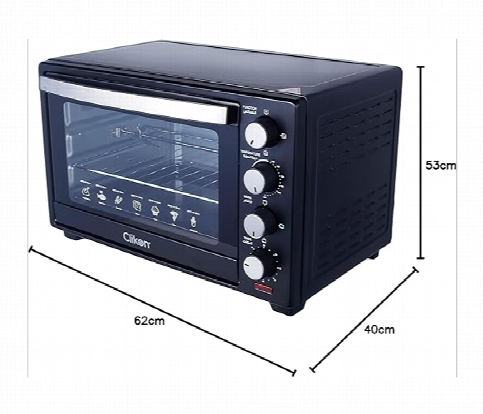Clikon Ck4314 48L 2000W Electric Toaster Oven With Convection Technology And Temperature Control - Zoom Image 7