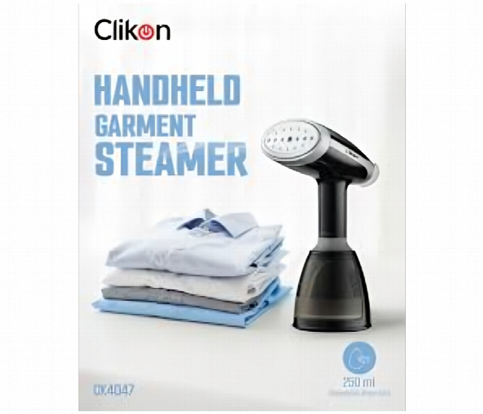Clikon Ck4047 300Ml 1500W Handheld Portable Garment Steamer With Display - Zoom Image 4