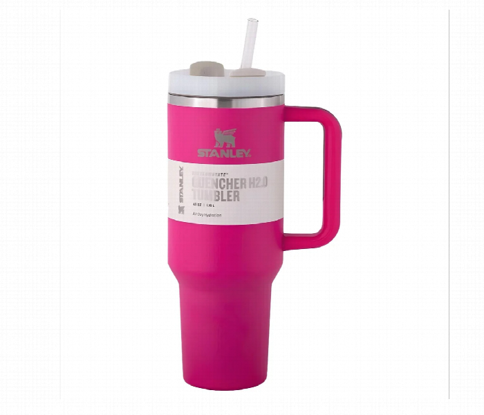 Stanley Quencher H2.0 Flow State Tumbler 40Oz  Dark Pink - Zoom Image 1