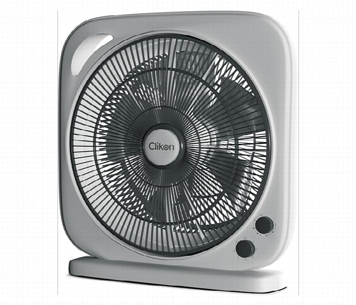 Clikon Ck2044 10 Inch 50W Personal Desk Box Fan With Powerful Motor - Zoom Image 1