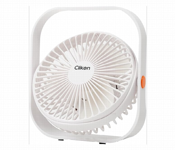 Clikon Ck2037 6 Inch 10W Portable Rechargeable Box Fan With Smooth Airflow - Zoom Image 3