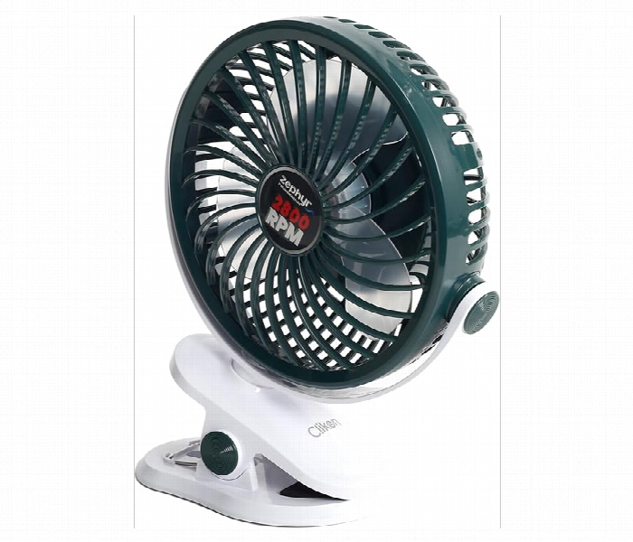 Clikon Ck2041 7 Inch 1200Mah Rechargeable Portable 360 Degree Rotation Fan - Zoom Image 3