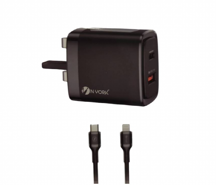Nyork Home Charger 45W With Cable C To C Hc632 - Zoom Image