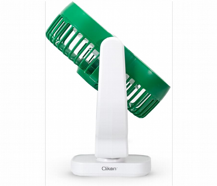 Clikon Ck2048 8 Inch 6W Rechargeable Table Fan With Led Light And Smooth Wave Airflow - Zoom Image 5