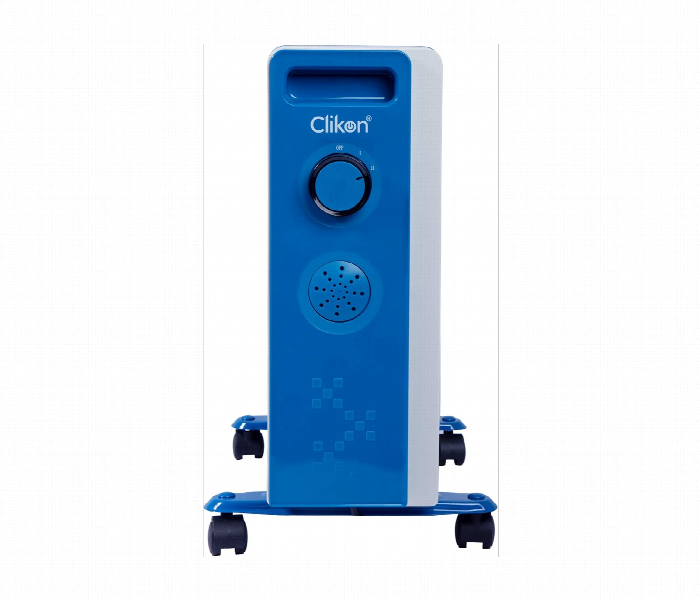 Clikon Ck4207 1500W Electric Room Heater With 2 Heat Level Settings And Adjustable Thermostat - Zoom Image 2