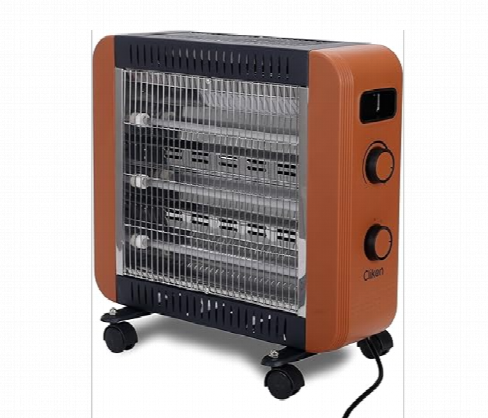 Clikon Ck4243 1600 2000W Quartz Heater With Safety Over Switch And 3 Heating Levels - Zoom Image 1