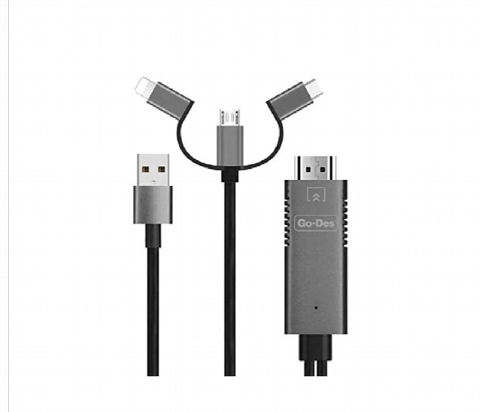 Go Des 3 In 1 Hdtv Cable  Gdes3In1 - Zoom Image