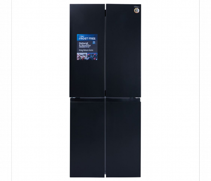 Clikon Ck6040 350L 150W Premium French Four Door Bottom Freezer Refrigerator - Zoom Image 1