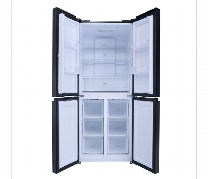 Clikon Ck6040 350L 150W Premium French Four Door Bottom Freezer Refrigerator - Zoom Image 2
