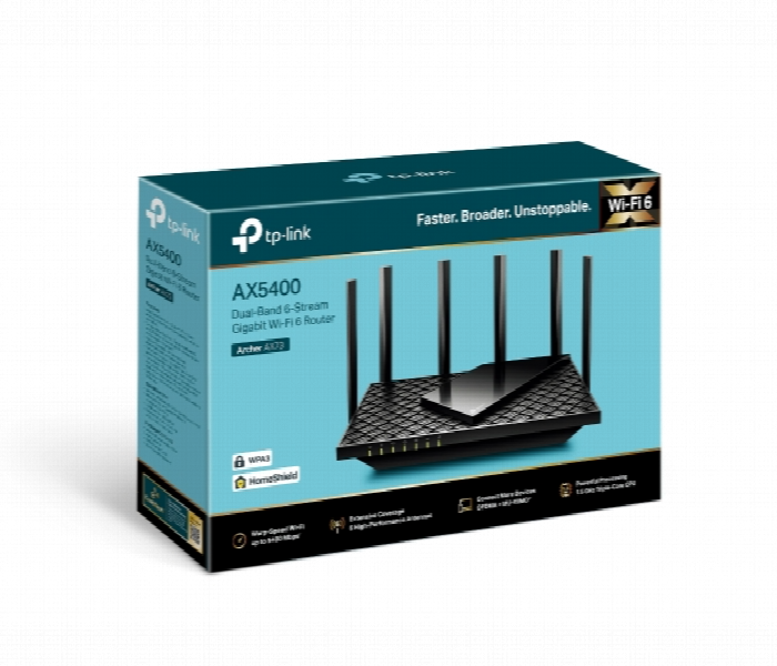 Archer Ax73 Ax5400 Dual Band Gigabit Wi Fi 6 Router - Zoom Image 4