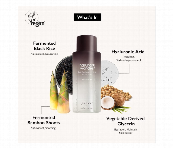 Haruharu Wonder Black Rice Hyaluronic Toner 150Ml - Zoom Image 2