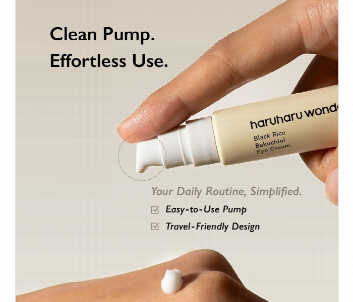 Haruharu Wonder Black Rice Bakuchiol Eye Cream - Zoom Image 2