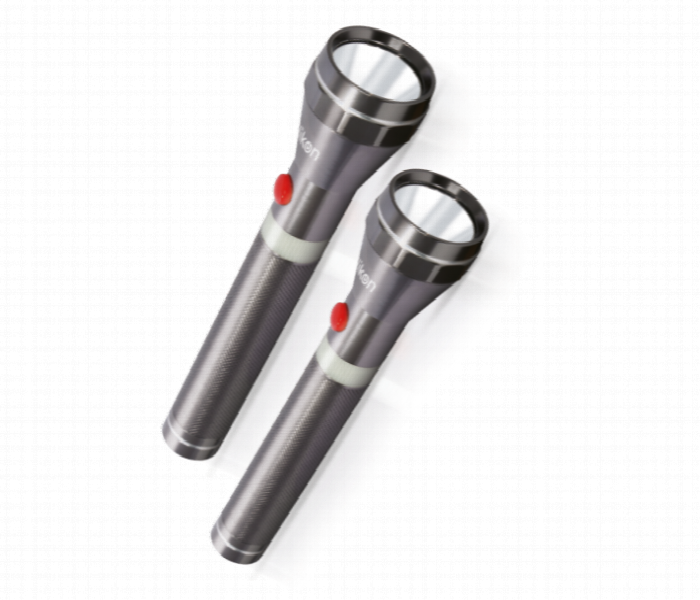 Clikon Ck8012 3Pcs 2Sc 5W Portable Led Flashlight Combo - Zoom Image 4