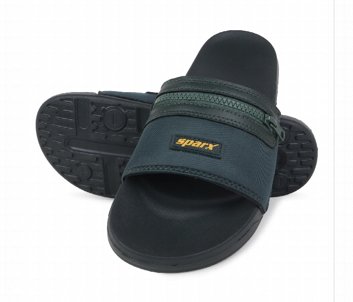 Sfg 179 Gents Sparx Mens Fabric Slipper Slides Size Uk7 Eu41 Green - Zoom Image 5