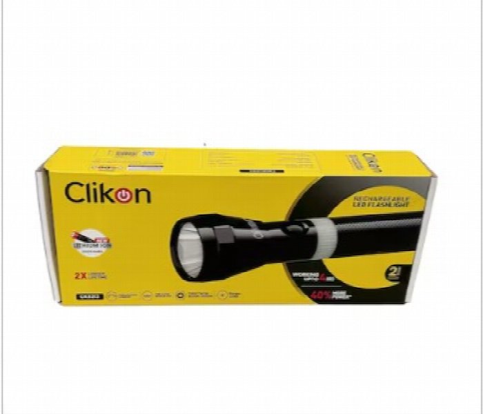 Clikon Ck8213 3Sc 5W 2 Pcs Rechargeable Portable Led Flashlight - Zoom Image 2
