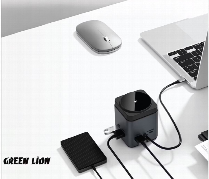 Green Lion 9 In 1 Hub Docking Station Black - Zoom Image 3