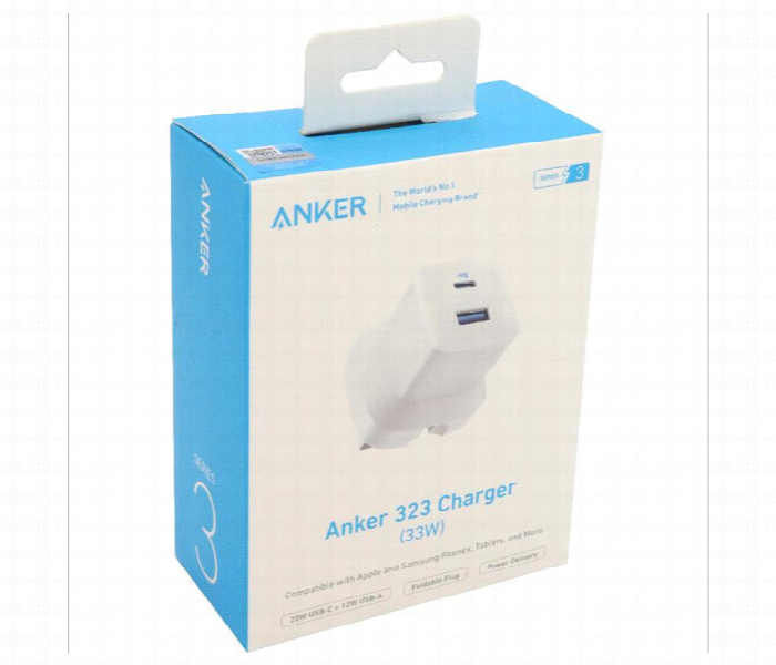 Anker 323 Charger 33W Dual Port Adapter A2331K21 White - Zoom Image 3