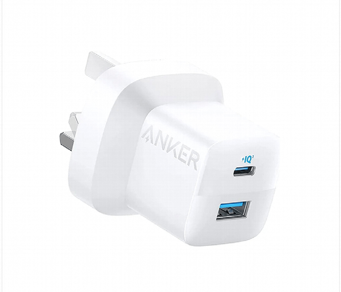 Anker 323 Charger 33W Dual Port Adapter A2331K21 White - Zoom Image 1