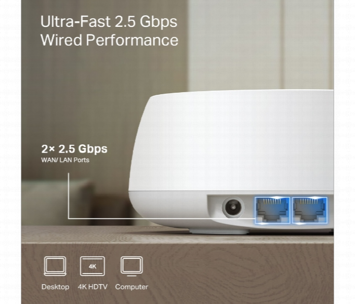 Deco Be25 3 Pack Be3600 Whole Home Mesh Wifi 7 System - Zoom Image 4