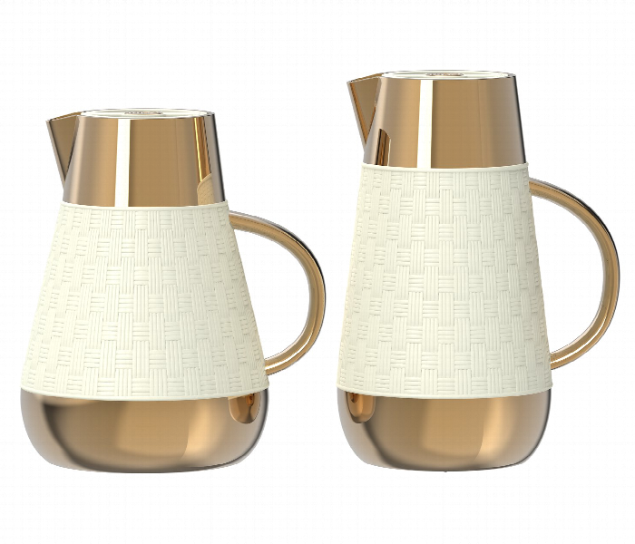 Avci Home Maker Sy La006 Lbg Flask Set 1.0 Litre And 1.0 Litre Light Beige - Zoom Image