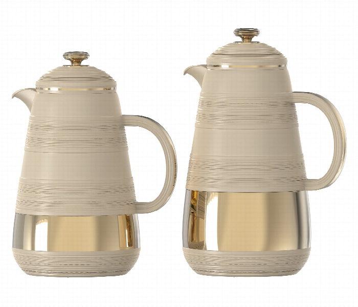 Avci Home Maker Sy La009 Bg Flask Set 0.7 Litre And 1.0 Litre Beige - Zoom Image