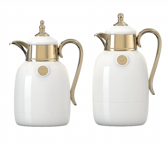 Avci Home Maker Sy La011 Wht Flask Set 0.7 Litre And 1.0 Litre White - Zoom Image