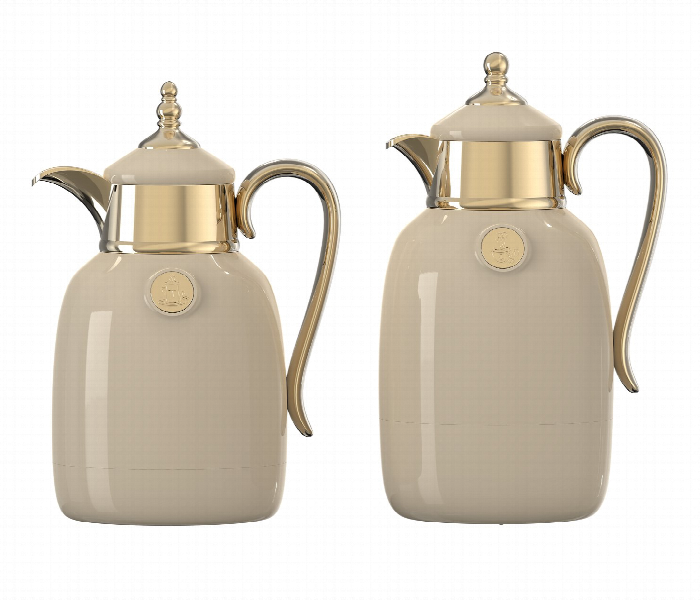 Avci Home Maker Sy La011 Bg Flask Set 0.7 Litre And 1.0 Litre Beige - Zoom Image