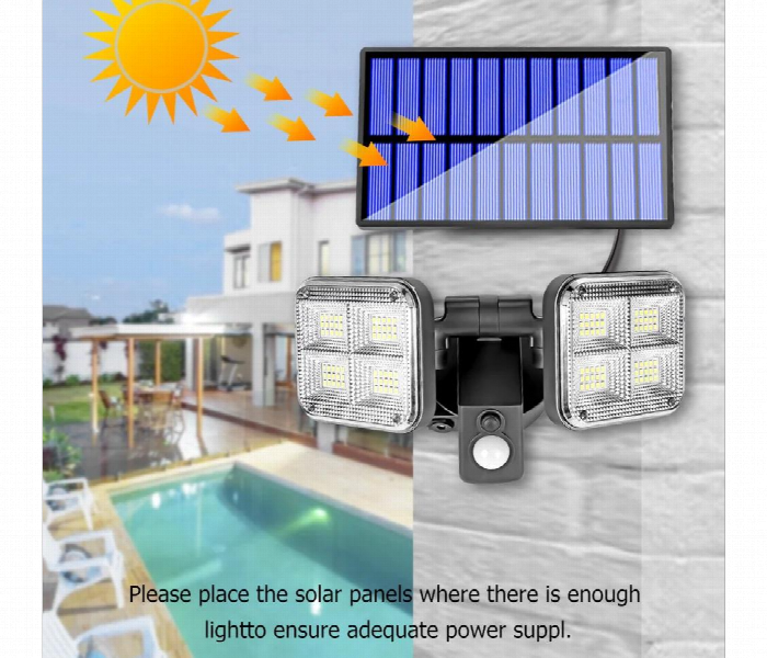 Clikon Ck8323 Motion Sensor Led Solar Light - Zoom Image