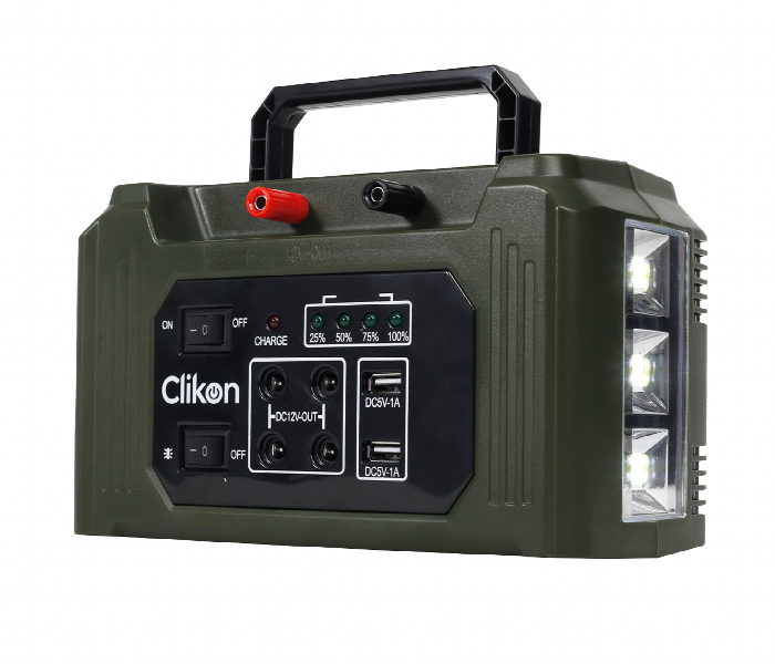 Clikon Ck7070 5.5W 7000Mah Power Station With Solar Charging - Zoom Image 3