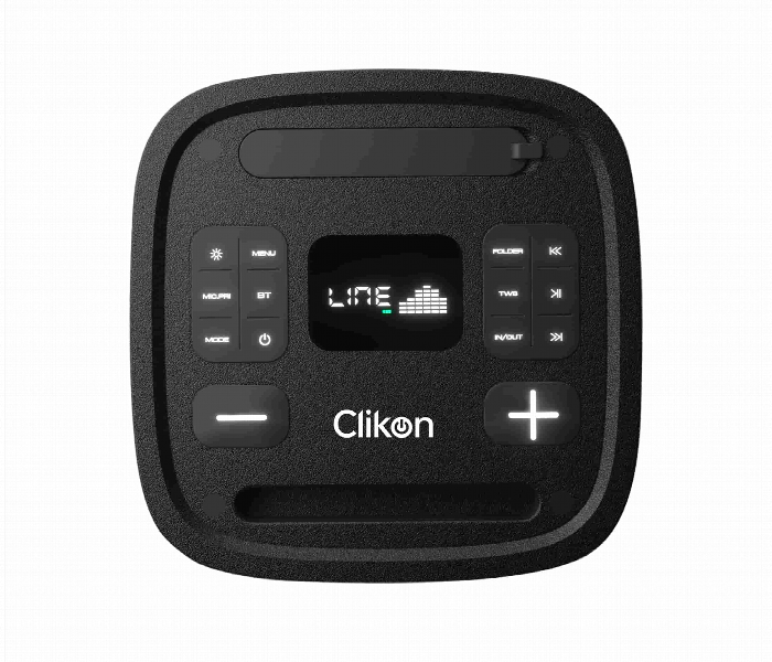 Clikon Ck873 60W Boom Box Wireless Party Speaker With Bluetooth 5.0 Connectivity - Zoom Image 1