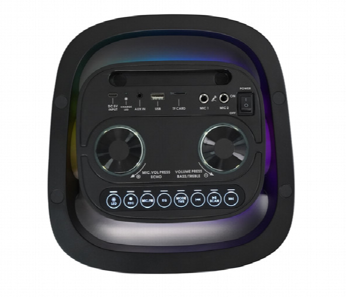 Clikon Ck877 60W Sound Loom Wireless Party Box  Dual Speaker With Dynamic Light Show And Bluetooth - Zoom Image 4