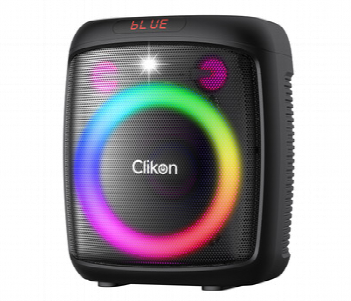 Clikon Ck879 Aura Stream Pro Wireless Party Speaker With Powerful Sound And Dynamic Light Show - Zoom Image 2