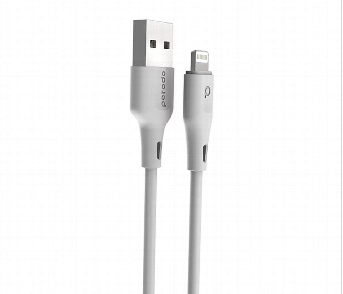 Porodo Usb A To Lightning Cable 2M White - Zoom Image 3