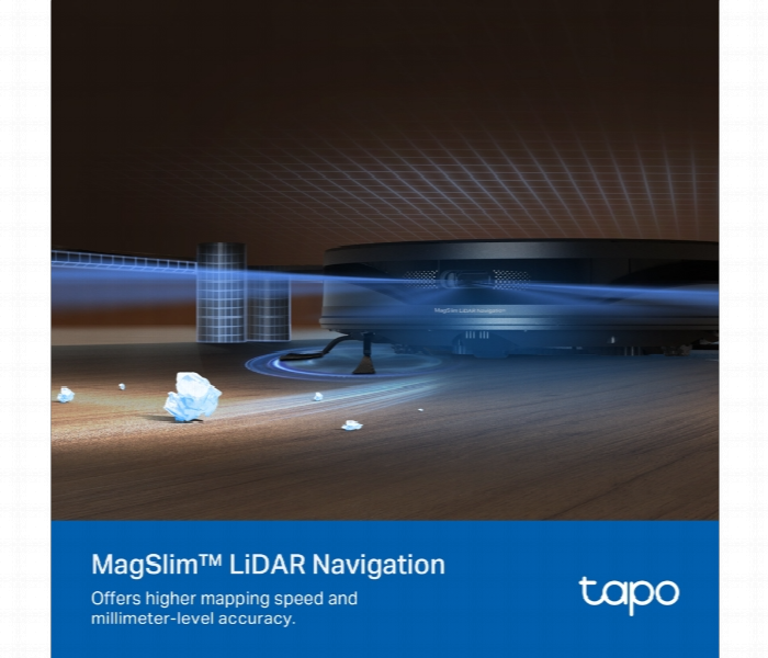 Tapo Rv20 Max 5300Pa Suction Magslim Lidar Navigation Robot Vacuum And Mop - Zoom Image 6