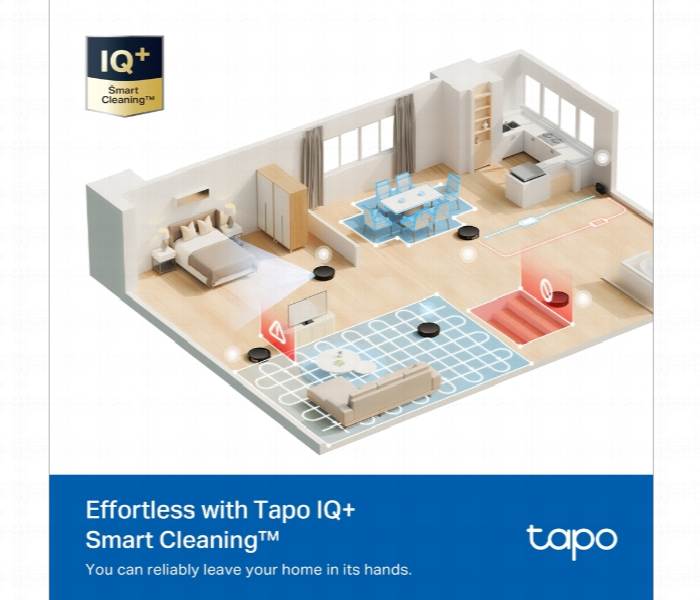 Tapo Rv20 Max 5300Pa Suction Magslim Lidar Navigation Robot Vacuum And Mop - Zoom Image 9