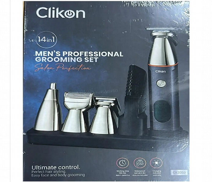 Clikon Ck3353 14 In 1 Mens Premium Professional Grooming Set - Zoom Image 2