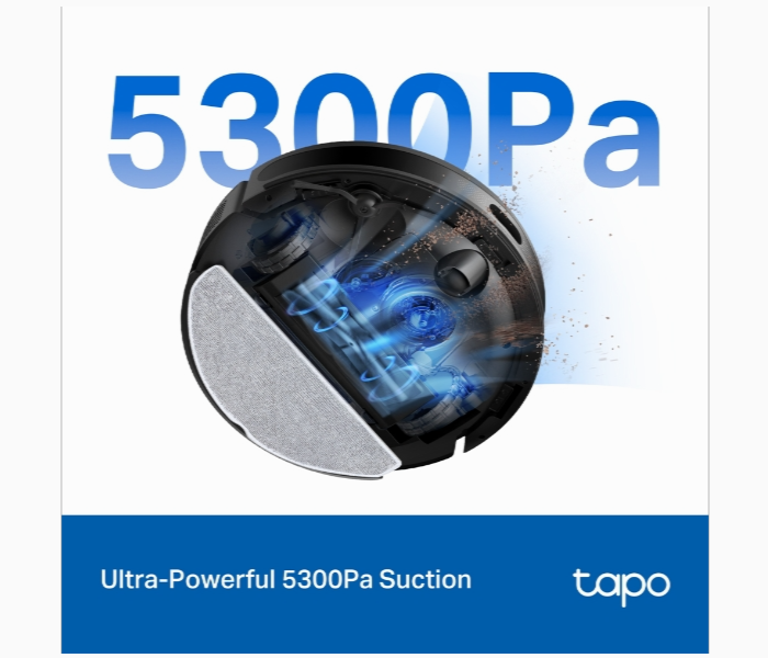 Tapo Rv20 Max Plus 5300Pa Suction Magslim Lidar Navigation Robot Vacuum And Mop With Auto Empty Dock - Zoom Image 4