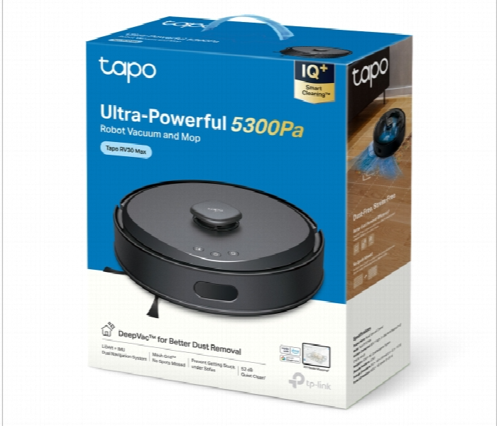 Tapo Rv30 Max 5300Pa Hyper Suction Robot Vacuum And Mop - Zoom Image 9