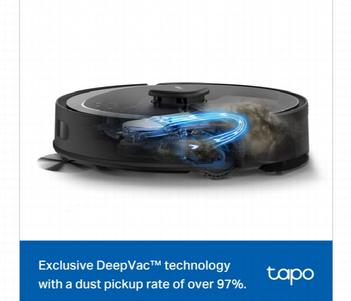 Tapo Rv30 Max 5300Pa Hyper Suction Robot Vacuum And Mop - Zoom Image 5