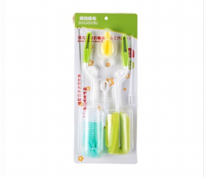 Baby Bottle Cleaning Set 6Pcs Cleaning Kit - Zoom Image 1