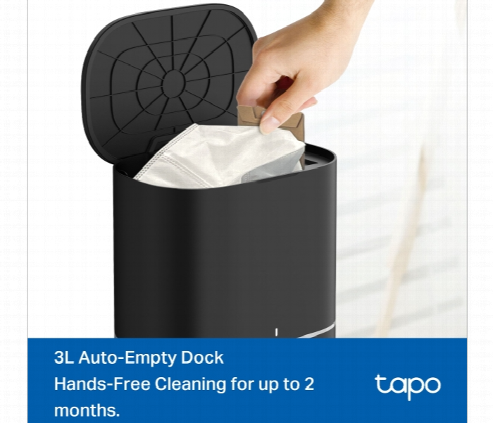 Tapo Rv30 Max Plus 5300Pa Hyper Suction Robot Vacuum  Mop  Smart Auto Empty Dock - Zoom Image 8