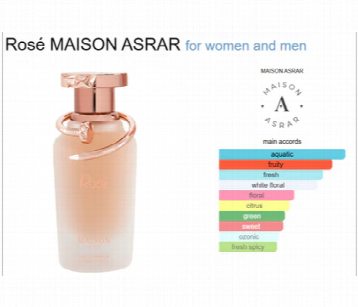 Maison Asrar Rose Edp Perfume 110Ml - Zoom Image 3