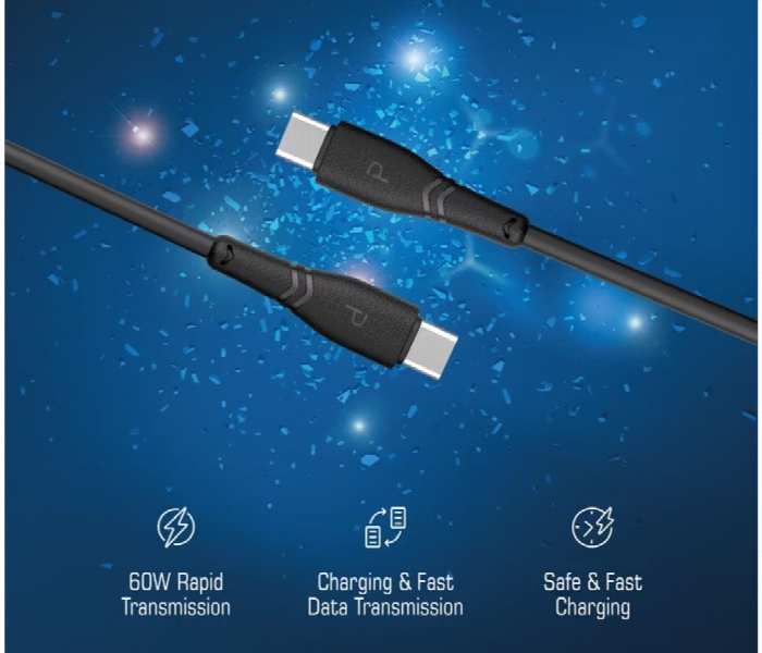 Pawa Usb C To Type C 60W Fast Charging And Data Cable 2M Pvc - Zoom Image 4