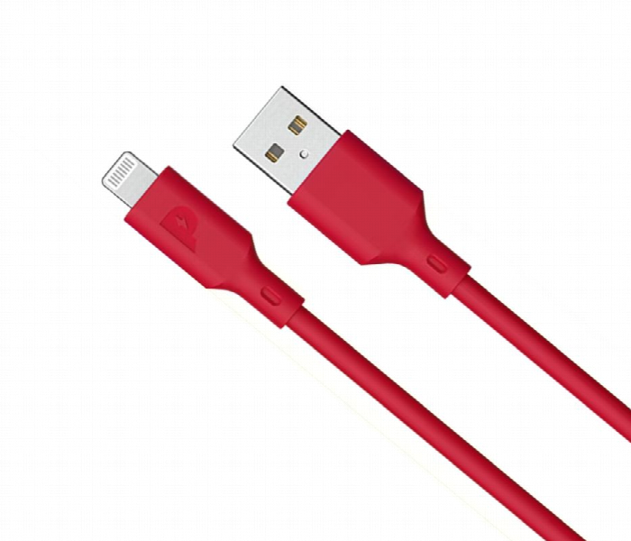 Powerology Basic Lightning Cable 1.2M Red - Zoom Image 2