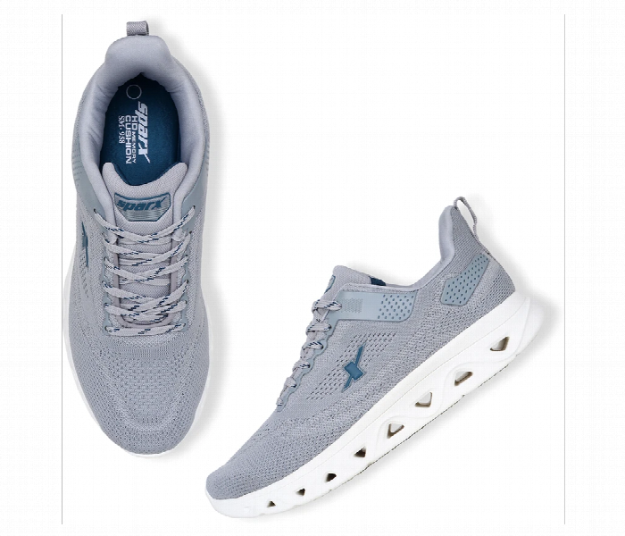 Sparx Sm 958 Running Shoes For Men Uk7 Eu41 Lt Grey T Blue - Zoom Image 2